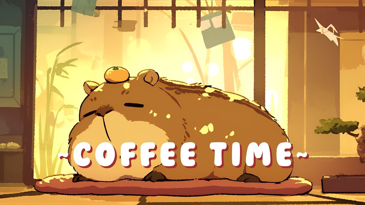 Capybara Lofi Collection - Cozy Beats for Relaxation ~ Zen Moments ~ 🦫 🌙 📖 | High Quality