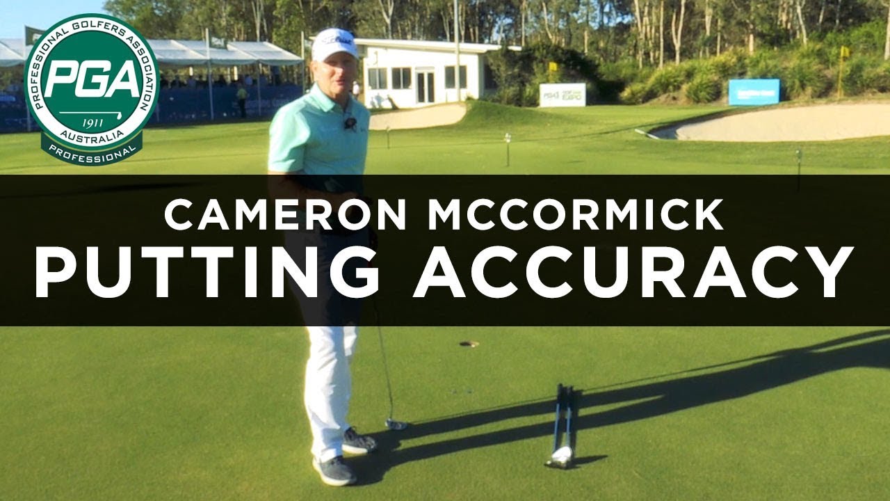 BETTER ACCURACY WITH THE PUTTER | Cameron McCormick | PGA TV