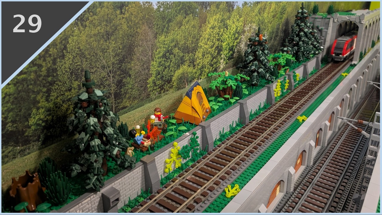 Lückenschluss im Gegengleisbereich - Waldbereich oberhalb der Stützmauer | Brick State #29