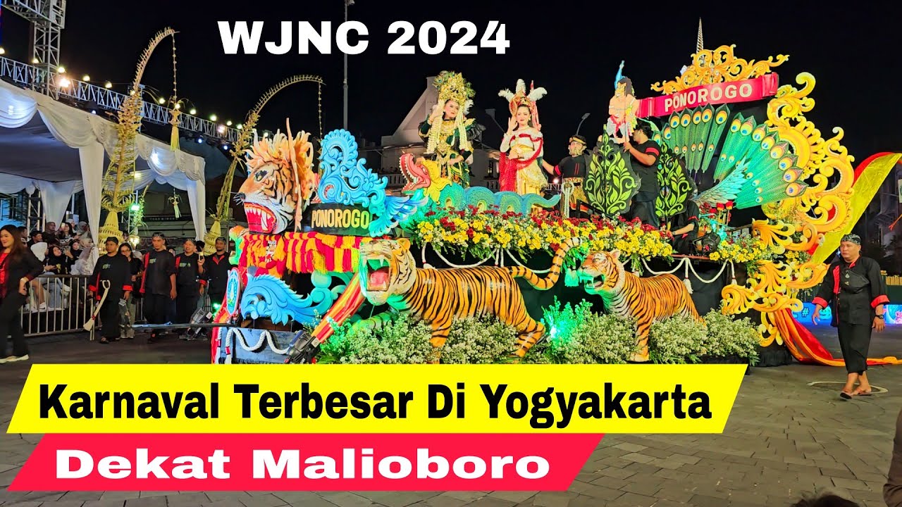 Karnaval Terbesar Di Tugu Yogyakarta Dekat Malioboro Wayang Jogja Night Carnival WJNC 2024