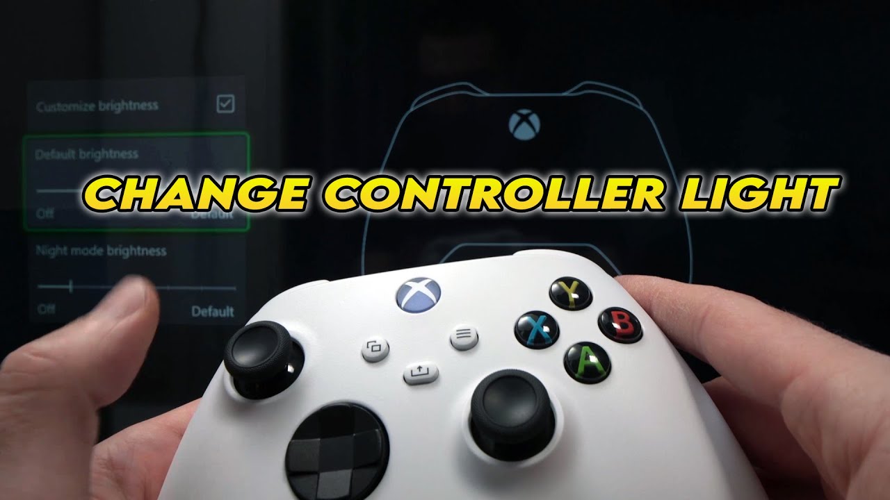 Как изменить подсветку контроллера на Xbox Series X/S