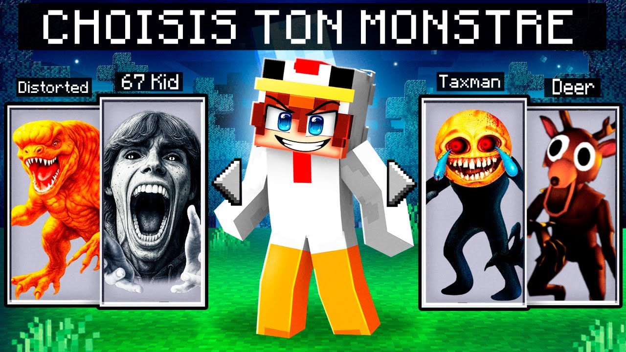 Je me TRANSFORME en le MONSTRE Que je VEUX sur Minecraft !
