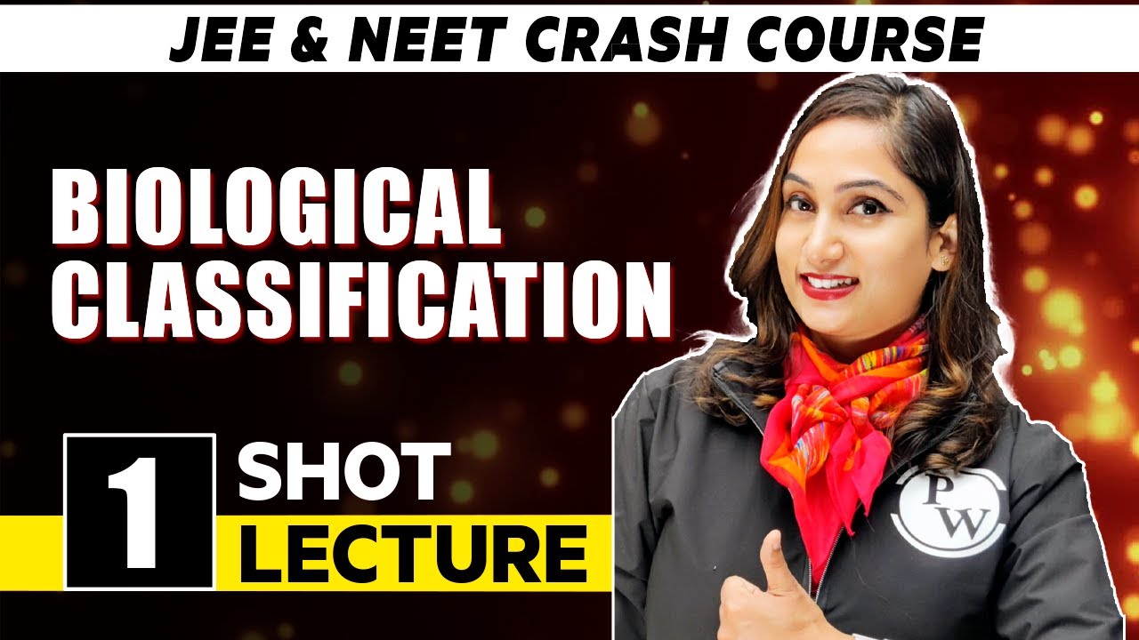 Biological Classification - One Shot Lecture | CHAMPIONS - NEET CRASH COURSE