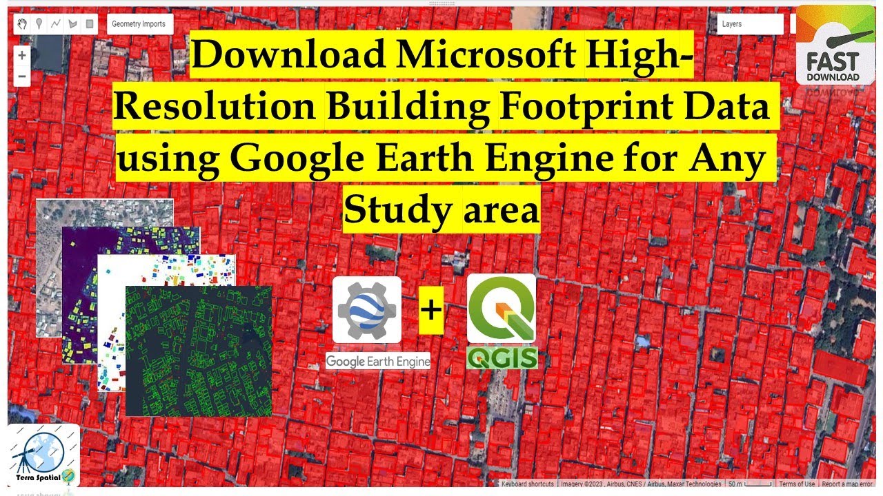 Download Microsoft High-Resolution Building Footprint Data using Google Earth Engine | Any Region