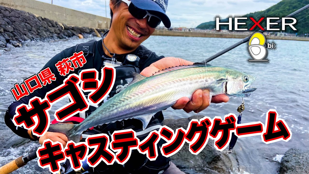 ヘキサーBで楽しむサゴシ　山口県萩市