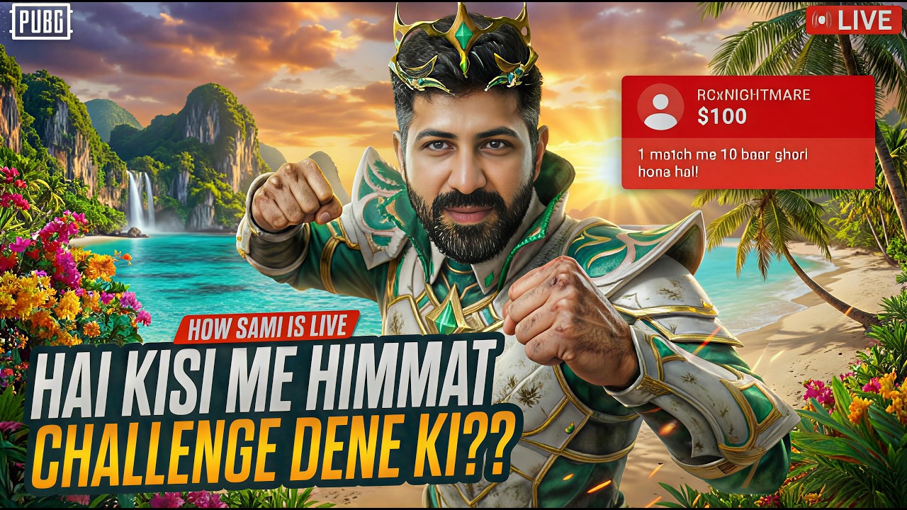 Hai Koi Challenge Dene Wala? | Tournaments + Shugal Mella PUBG Mobile | How Sami Live