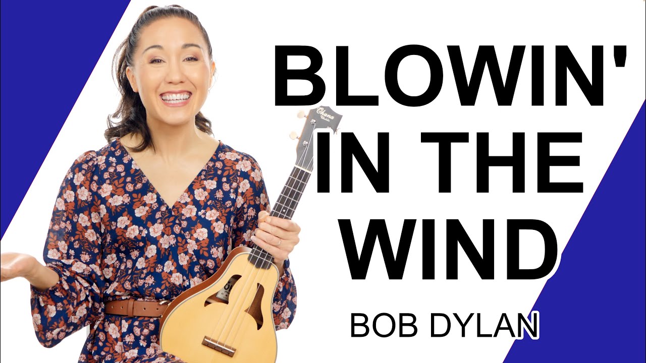 Blowing in the Wind - Bob Dylan Easy Ukulele Tutorial
