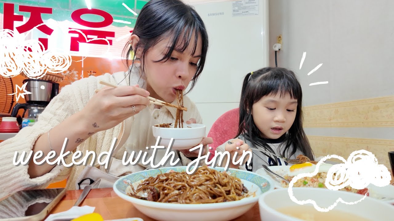 vlog ♡ weekend with Jimin, court errands with my ex husband, co parenting