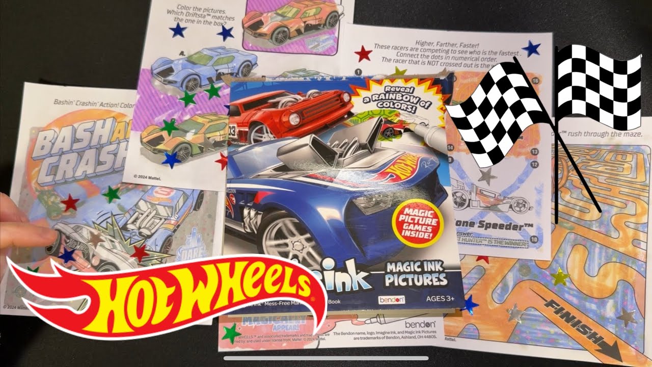 🏎️ HOT WHEELS 🛞 Imagine Ink Coloring Pages!! 🏁
