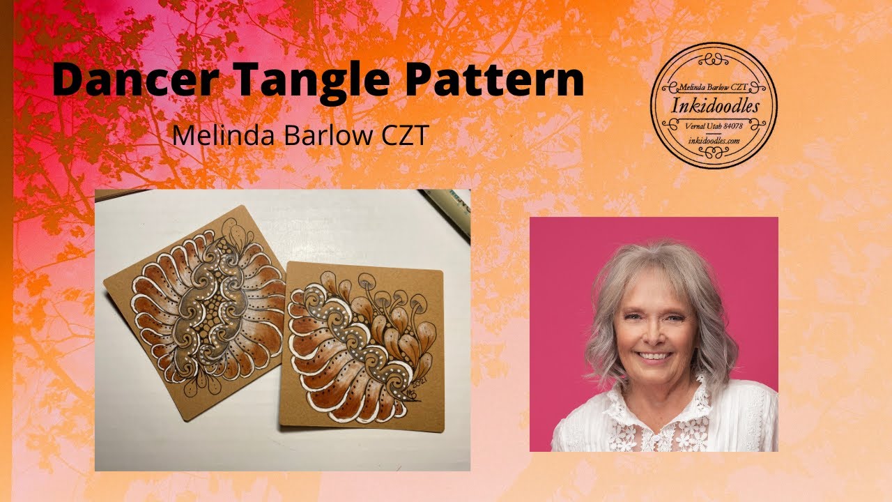 Dancer Tangle Pattern Art Lesson