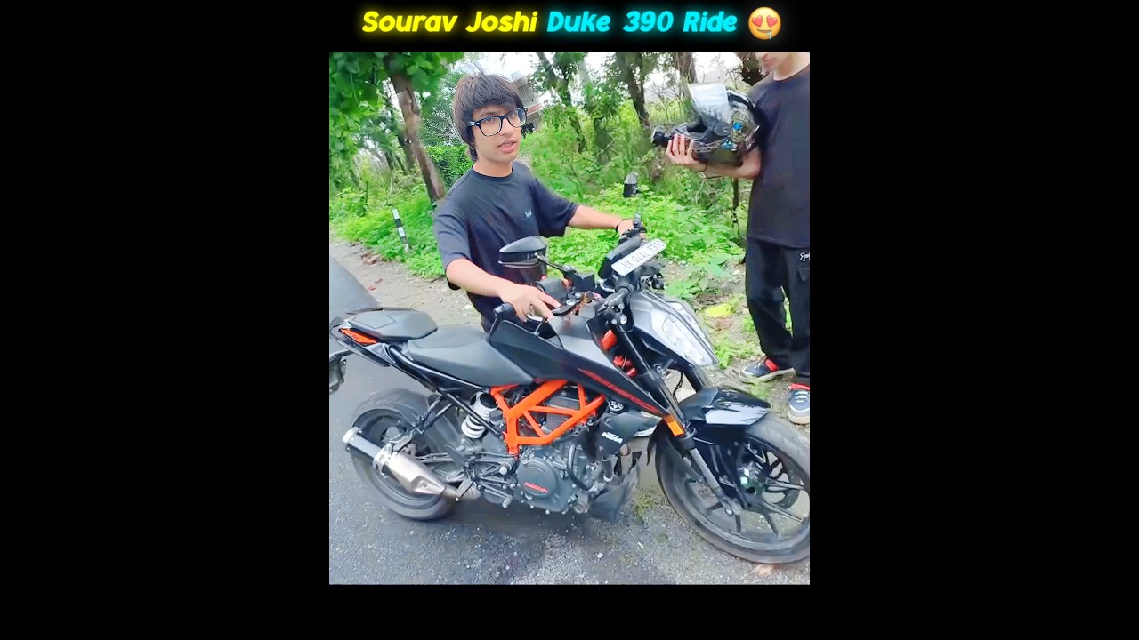 Sourav Joshi KTM Duke 390 Ride 🔥😍@souravjvlogs#souravjoshivlogs #souravjoshi