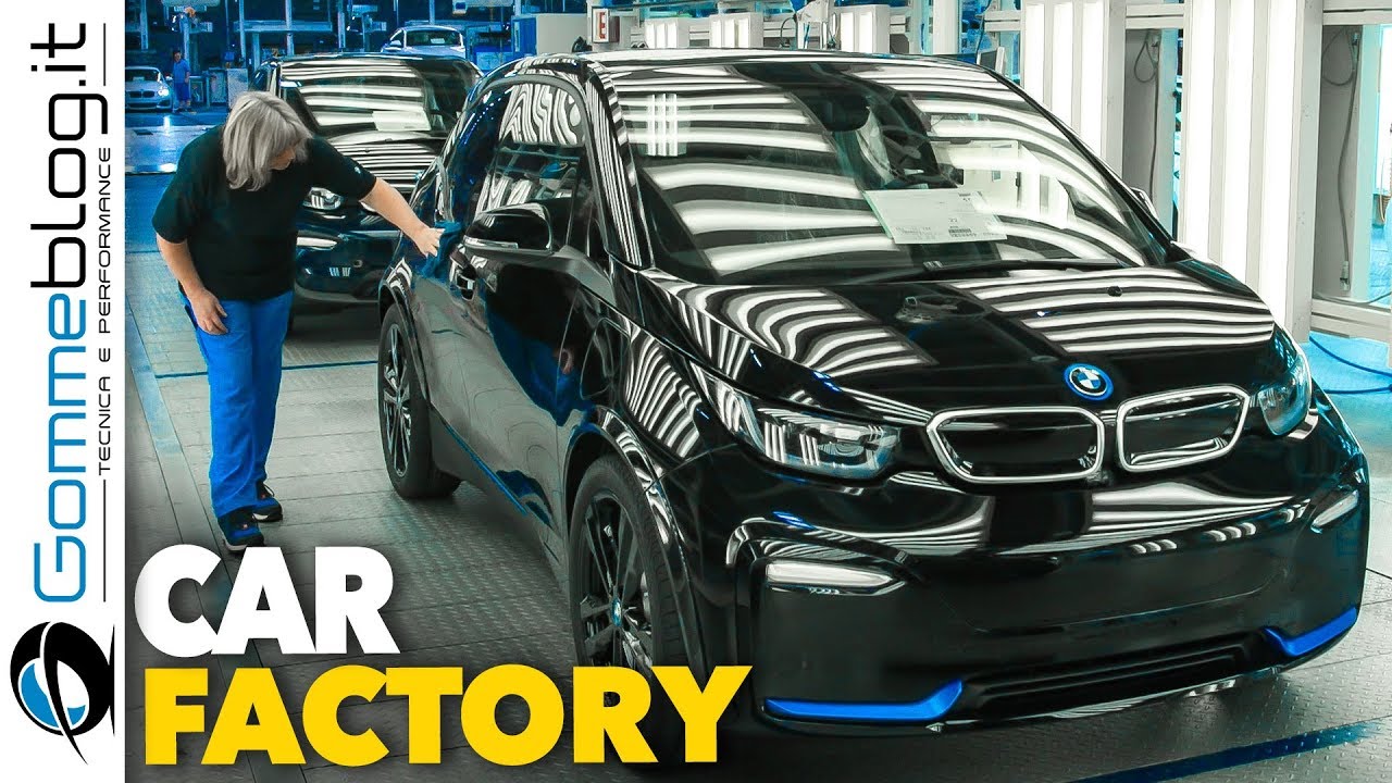 BMW i3 and BMW i3S - CAR FACTORY Final ASSEMBLY Line Manufactory