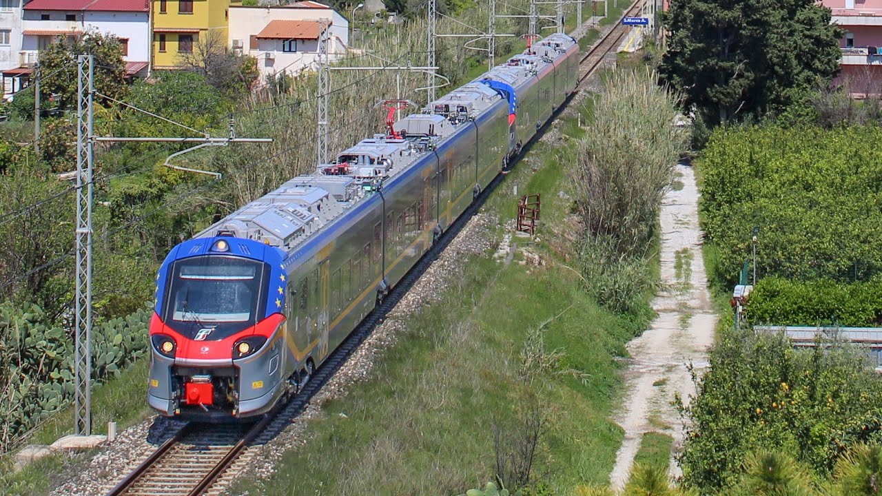 INVIO Savigliano - Palermo di NUOVI ETR104 Pop (083 + 079)