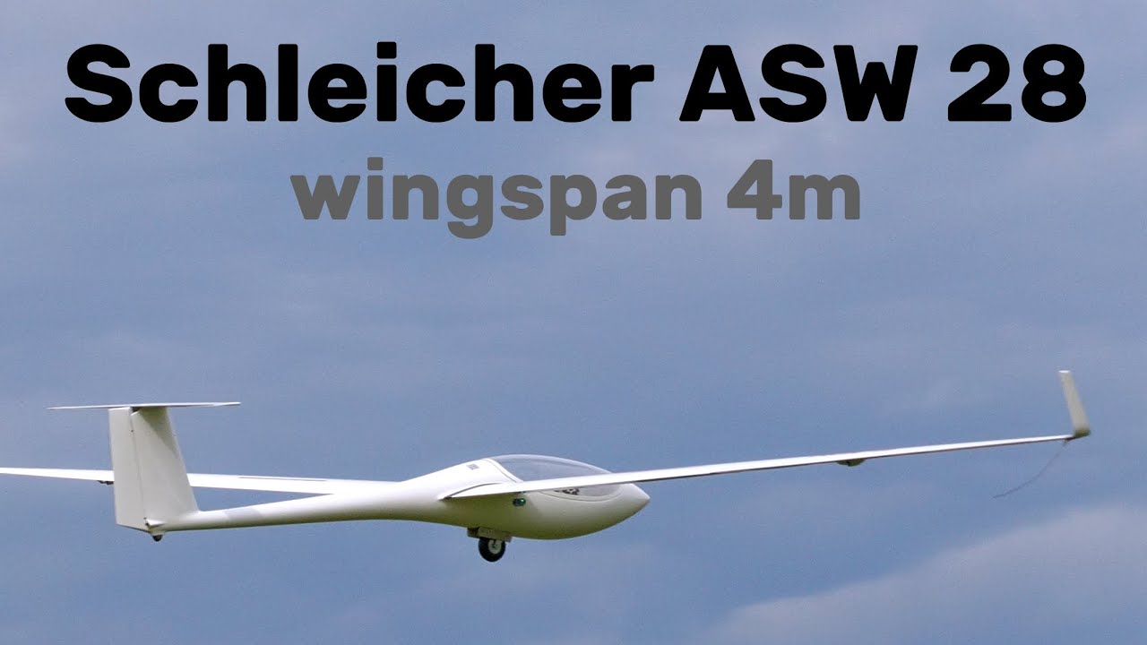 Schleicher ASW 28 | 4m scale RC glider | 4K | Kotvrdovice 2024