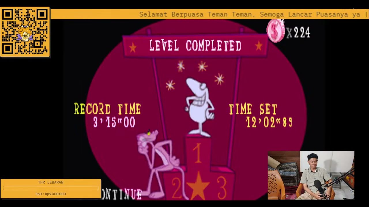 Bingung main Pink Panther PS 1 pindah DW 6 | #puasa Day 4