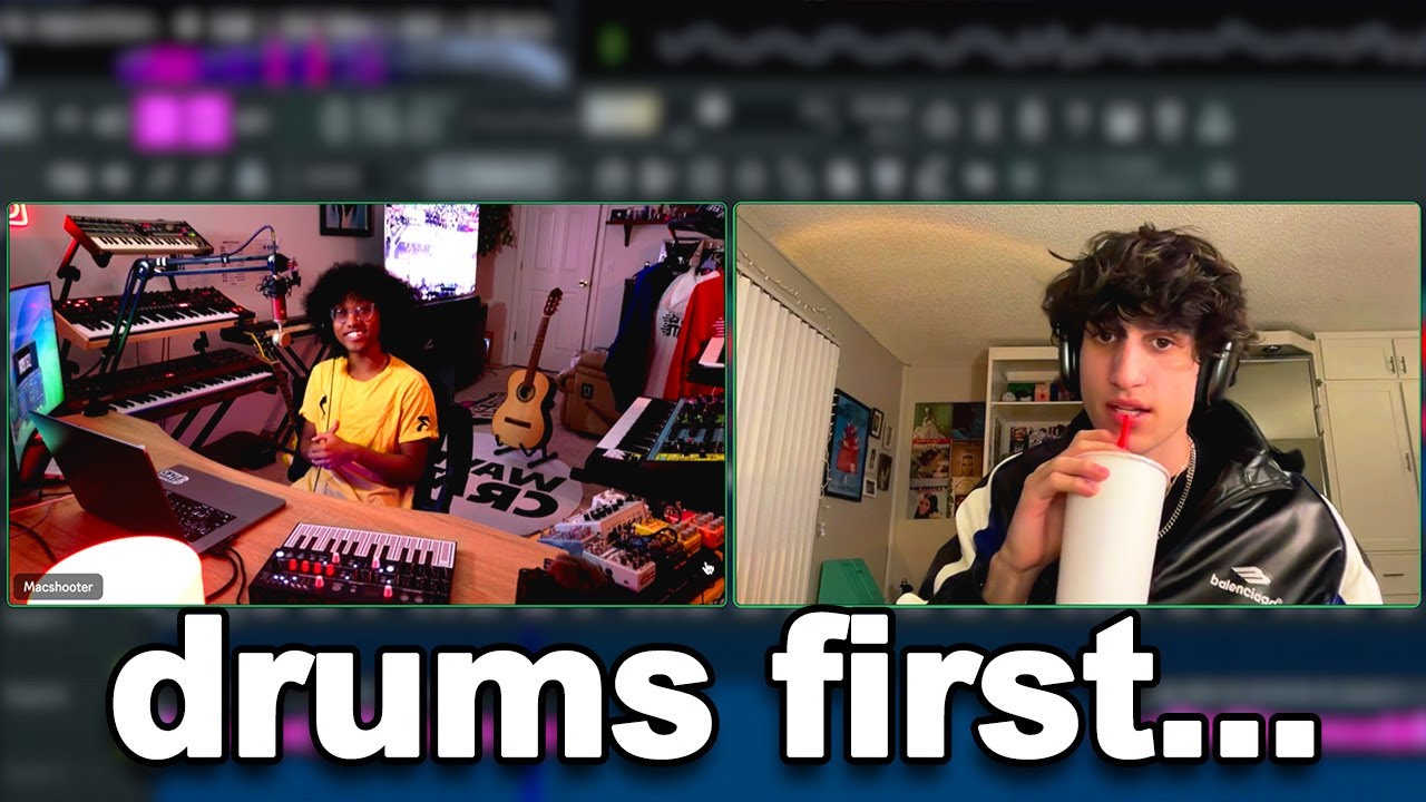 MAKING BEATS WITH A GRAMMY WINNING PRODUCER 🤔