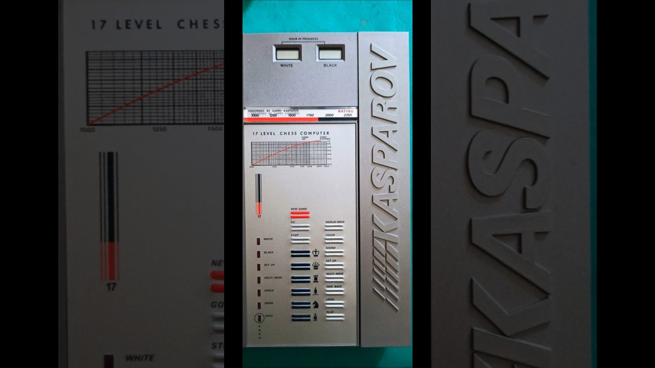 Kasparov Chess Electronic Board #scisys #turbo16k #kasparov #chesscomputer