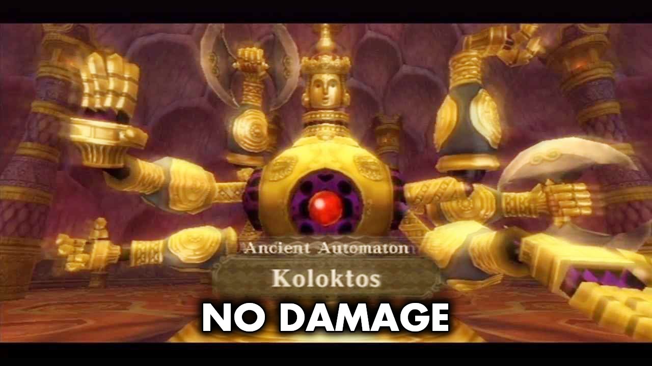 The Legend of Zelda: Skyward Sword / Boss: Koloktos (No Damage)