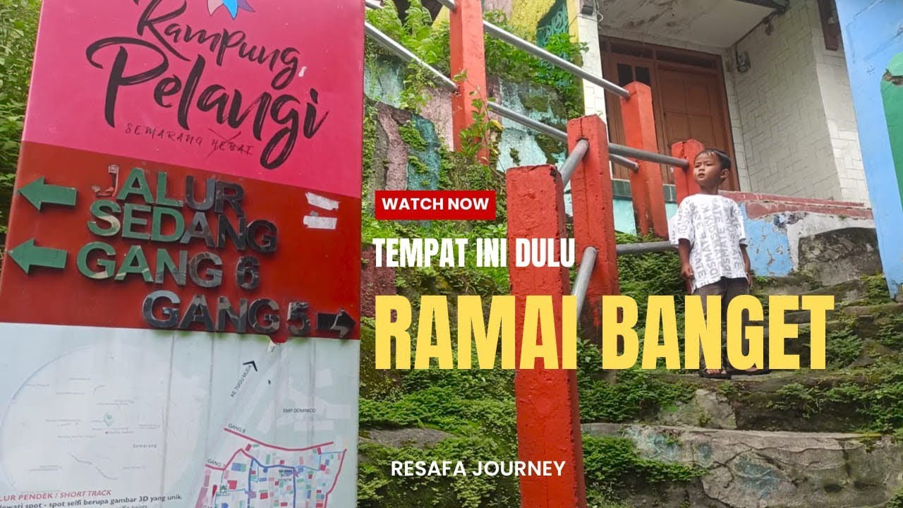 Kampung Pelangi Hari Ini Dulu Ramai, Kini Sepi? | Travel Vlog Semarang