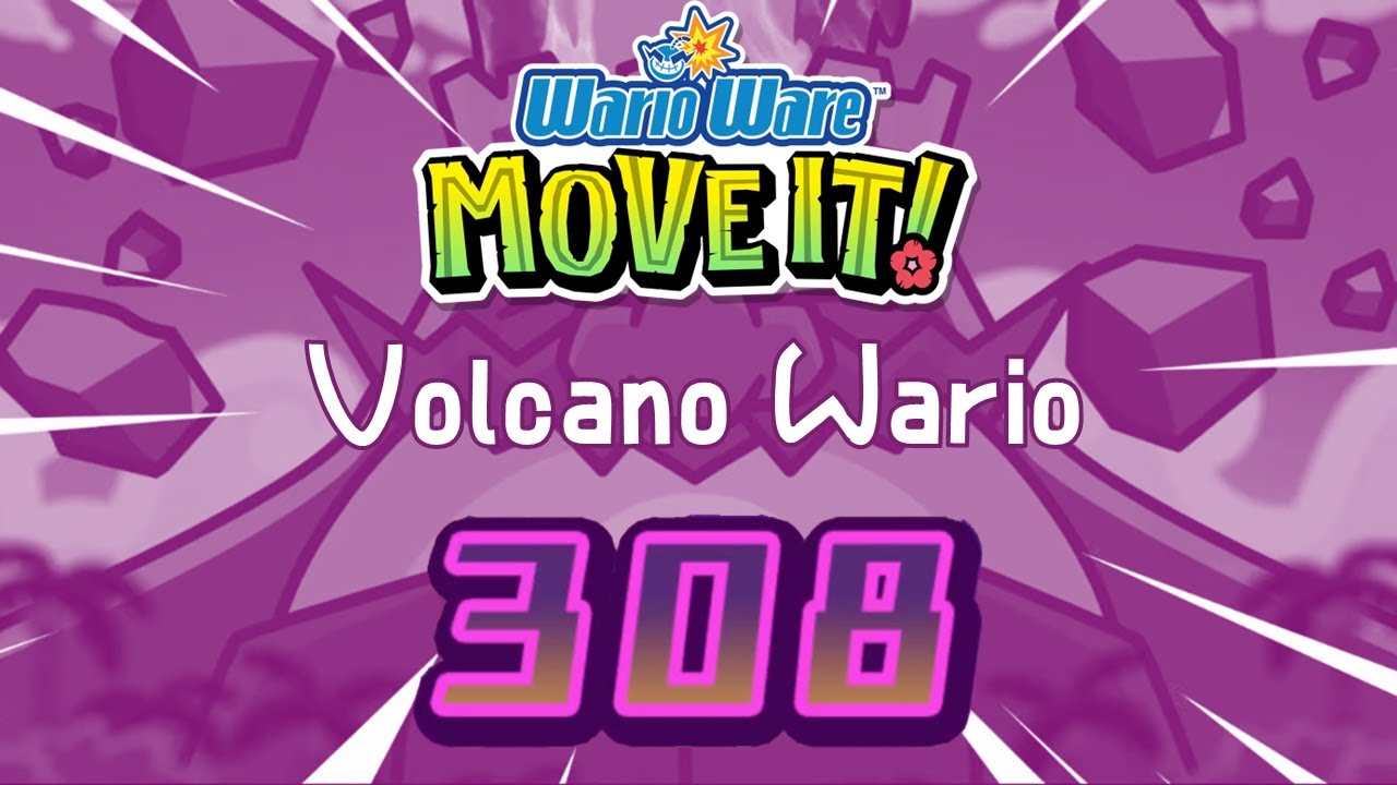 WarioWare: Move It! - Volcano Wario (308 Points)