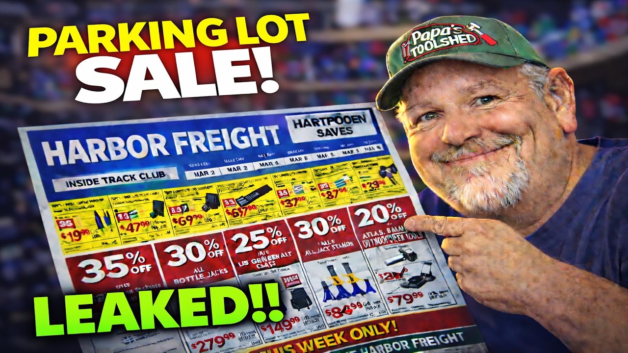 Harbor Freight March 2026 Parking Lot Sale LEAKED - These Deals Are Insane