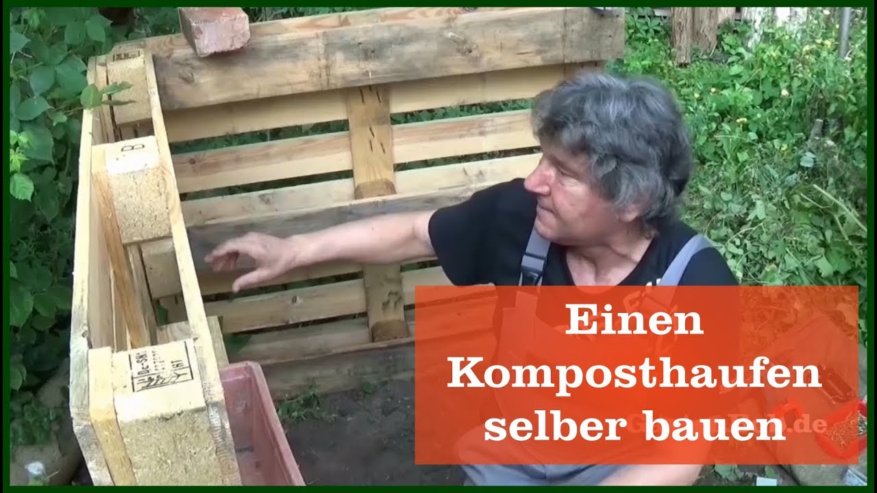 Einen Komposthaufen selber bauen