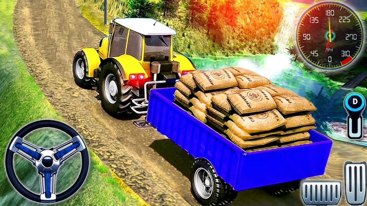 Extreme Cargo Tractor Driving ( 27 )  | Heavy Load Transport Gameplay