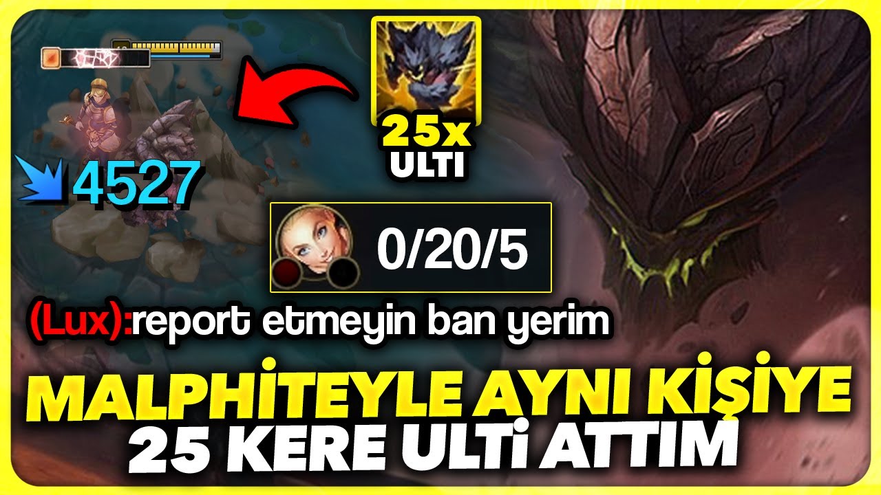 REPORT ETSEM FEED'DEN BAN YİCEK 😂 !! MALPHİTE SADECE 1 KİŞİYE ULTİ ATMAK !! | Ogün Demirci