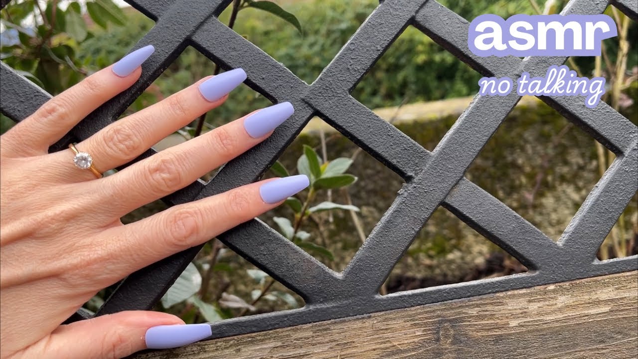 ASMR 🏔️ Tapping through my Bestie’s Backyard in France!! 