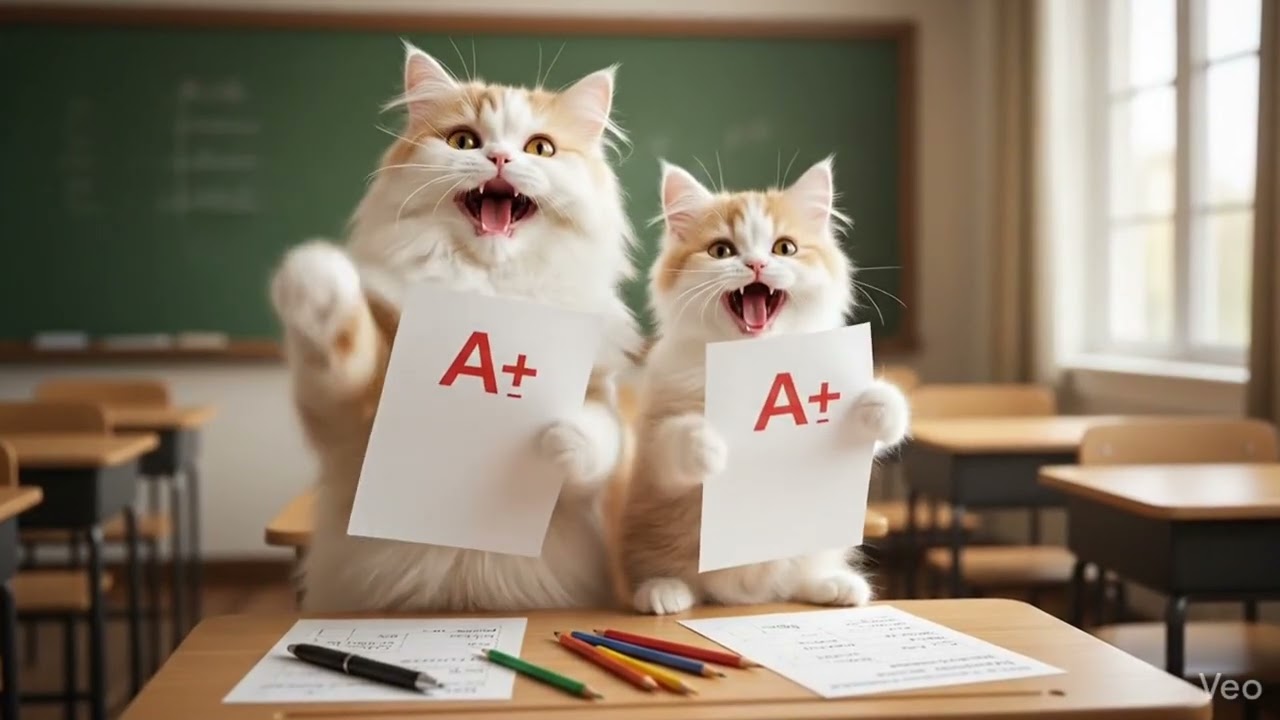 Hardworking Cat Mom… Spoiled Kittens Want Rich Life! 