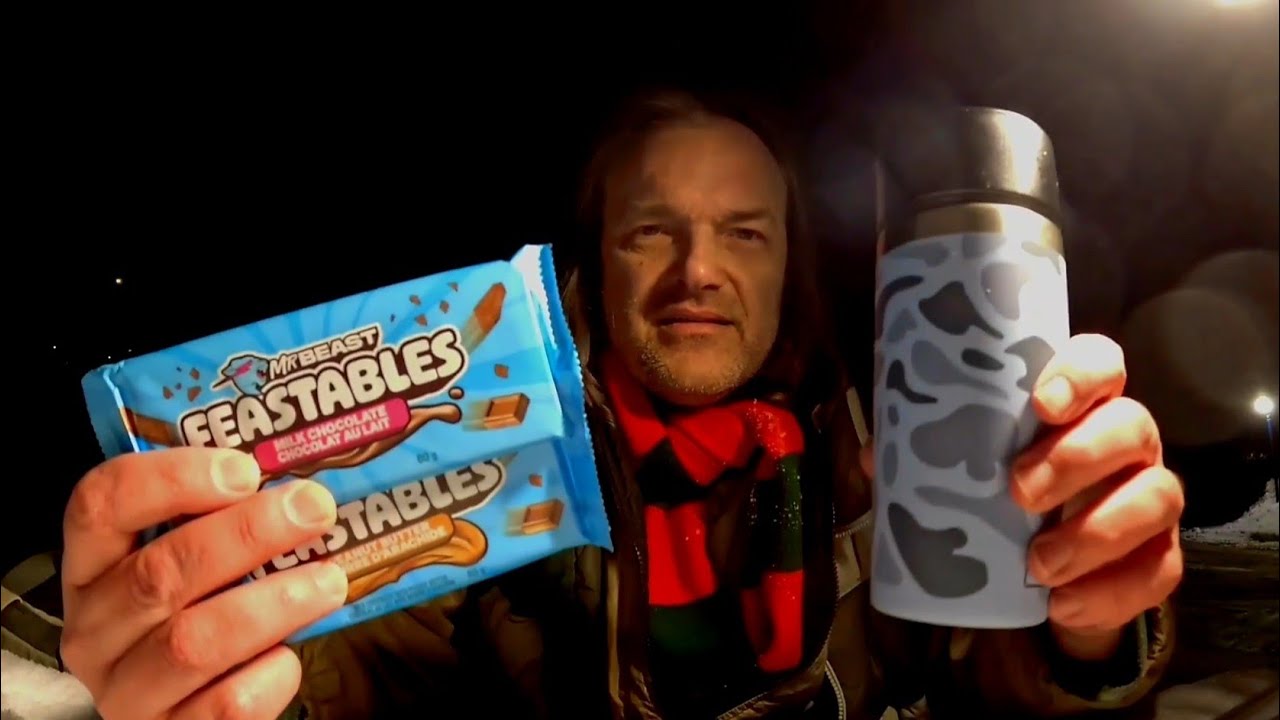 Mrbeast bars milk chocolate & Peanut butter Tim Hortons coffee marshmallow candy cane shots Review 