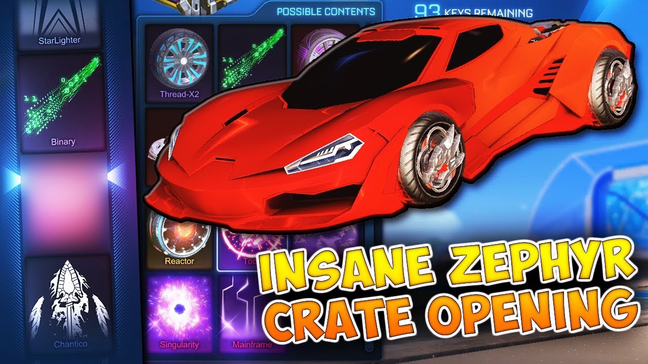 More BLACK MARKETS, PAINTED WHEELS, CARS & MORE! | Opening 50 NEW Zephyr Crates In Rocket League!