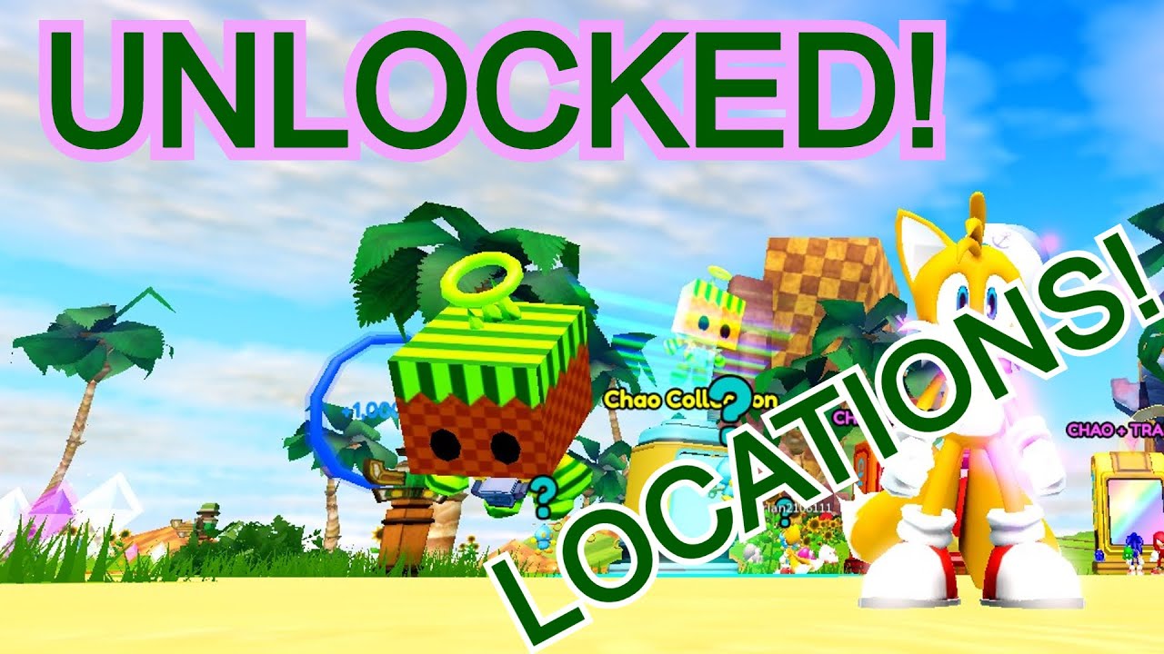 HOW TO UNLOCK GREEN HILL MASTER CHAOS! + CHAOS LOCATIONS! (Sonic Speed Simulator)