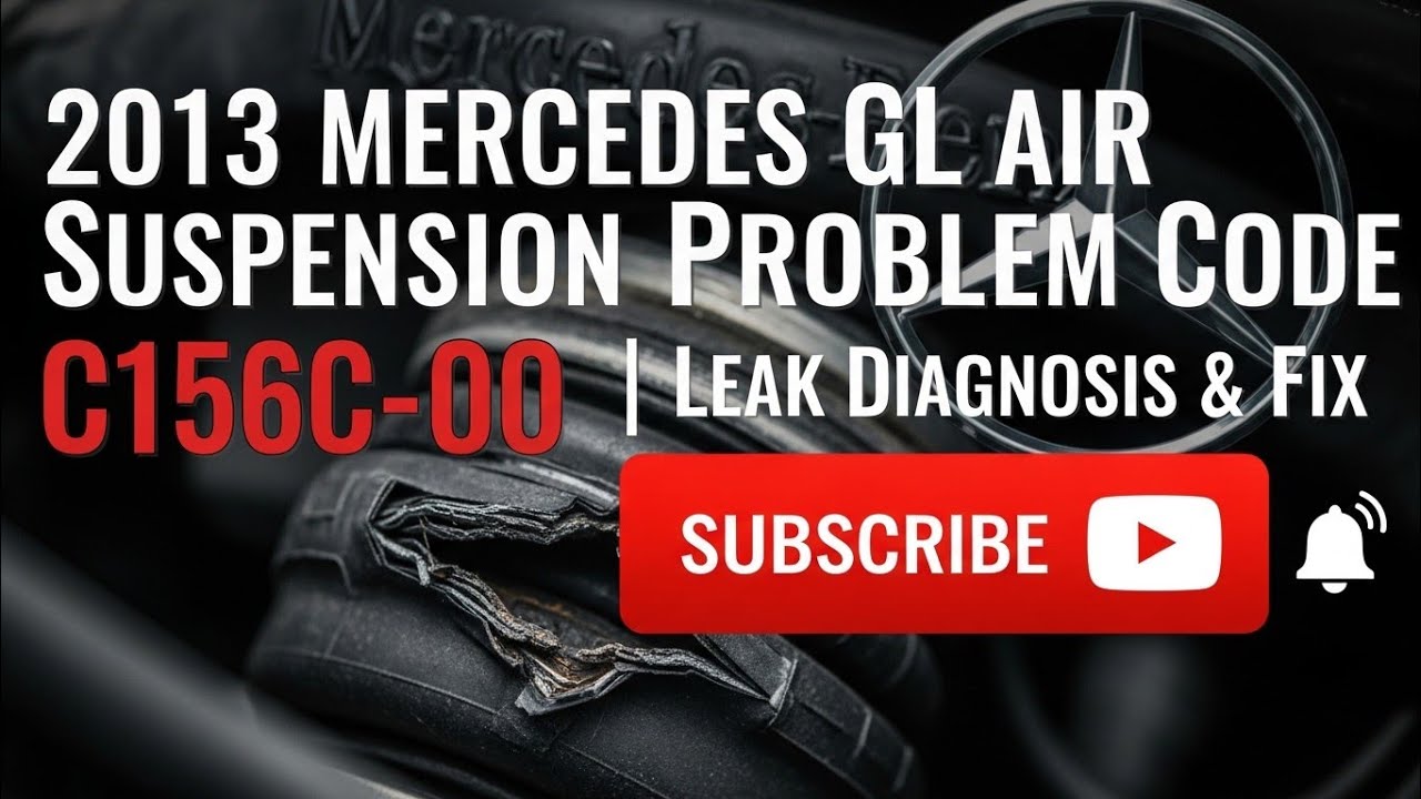 Код ошибки C156C-00 в пневматической подвеске Mercedes GL 2013 года | Диагностика и устранение ут...