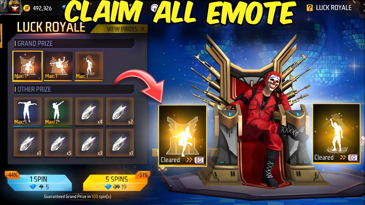  🔥 FF Throne Emote Royale Event Finally Here! | Free Fire indonasia server Garena Free Fire