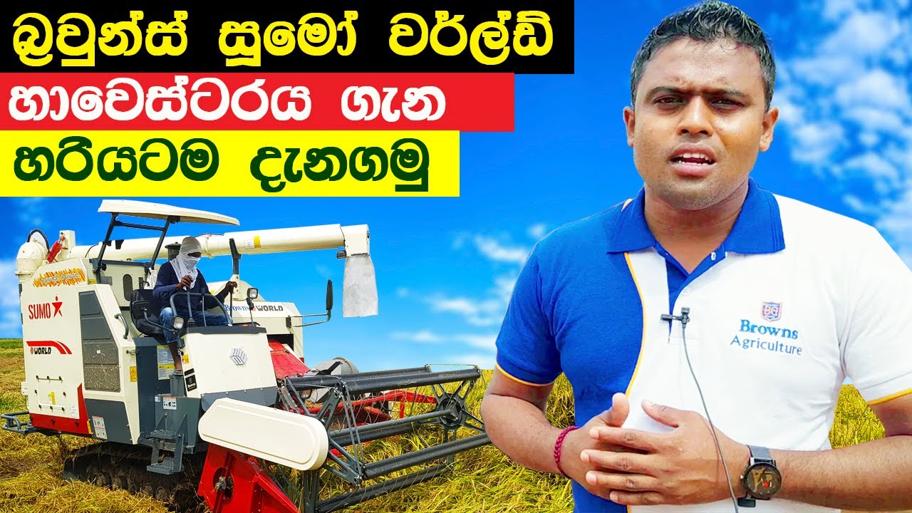 Browns SUMO WORLD (සූමෝ ) Harvester Review | SUMO Harvester | The Most Trusted Choice in Sri Lanka