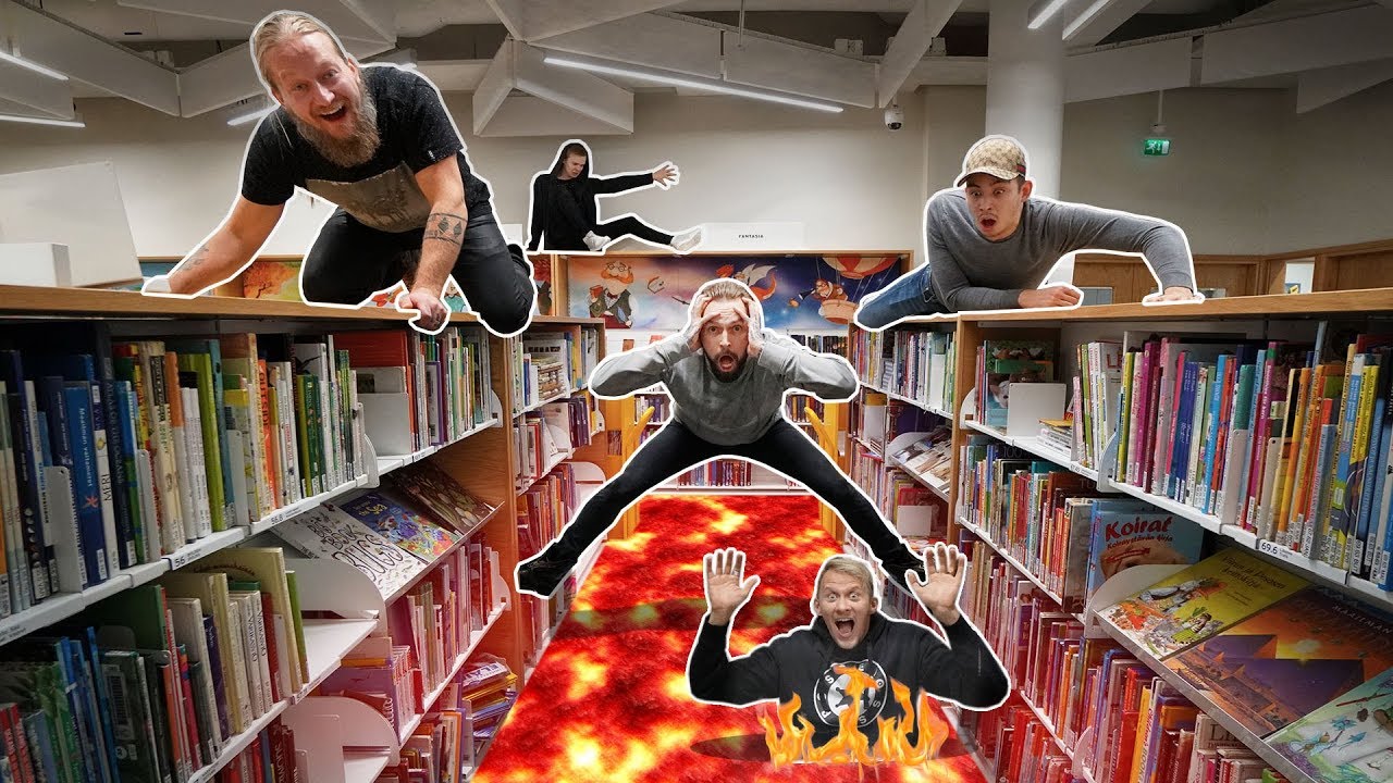 LATTIA ON LAAVAA KIRJASTOSSA (LAKON JA HERBAN KANSSA!)