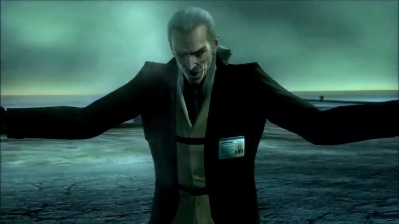 liquid ocelot running and laughing