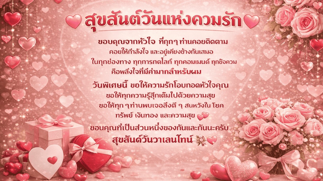 💗 สุขสันต์วันแห่งความรัก 💗