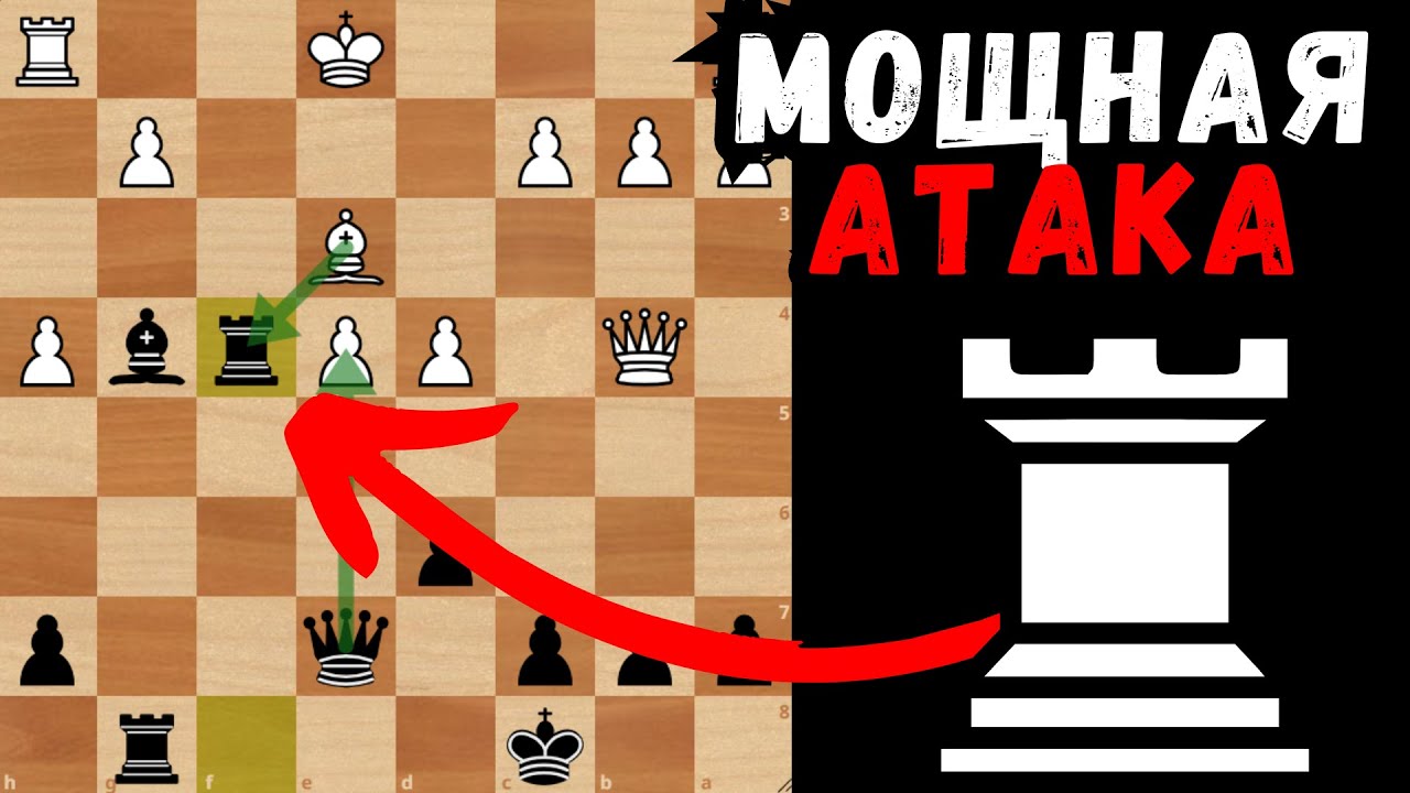 Мощная игра против Королевского гамбита за черных. Шахматы
