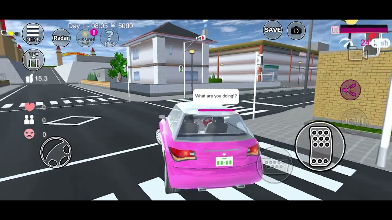 Yandere simulator crazy driving ￼