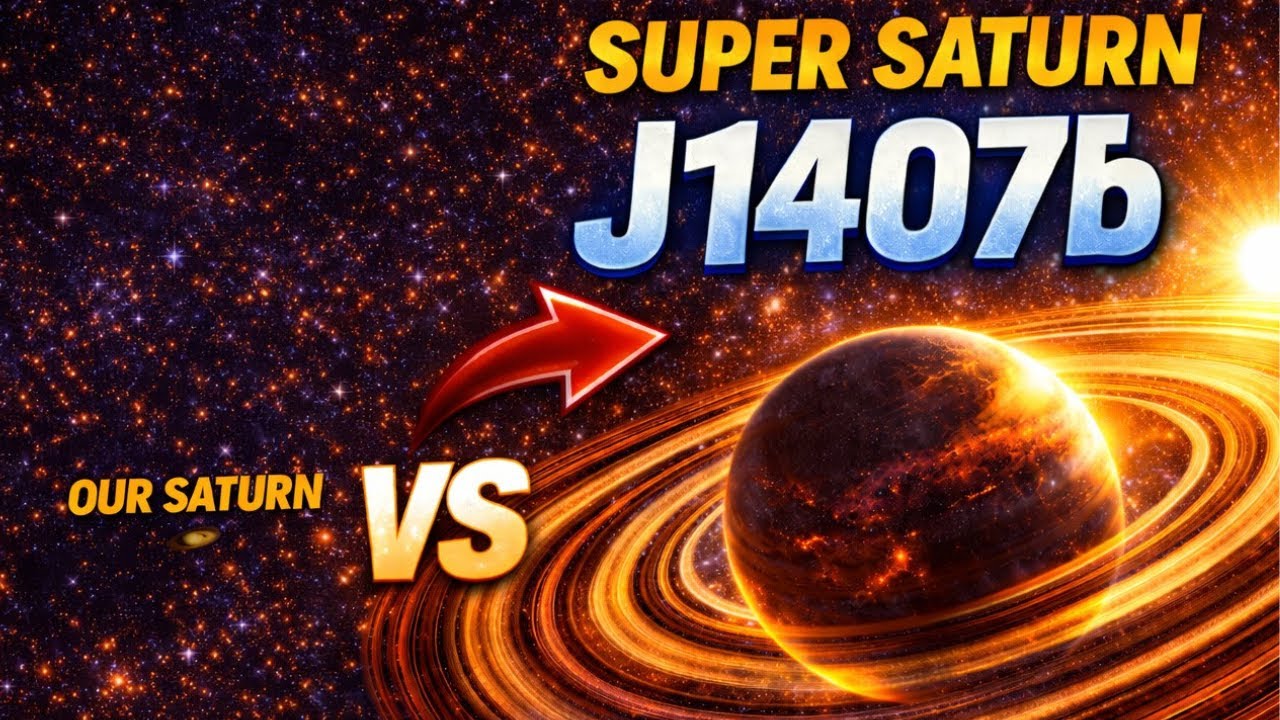 PLANET WITH THE LARGEST RING SYSTEM | J1407b | SUPER SATURN | GRANDEUR EXPLAINERS