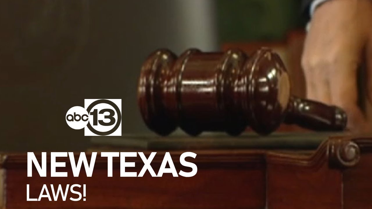 New Texas laws going into effect on Jan. 1, 2020