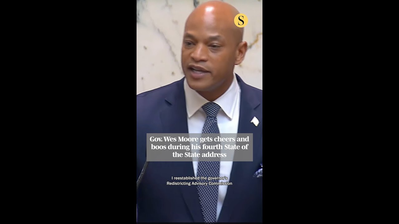 Gov. Wes Moore gets cheers and boos during his fourth State of the State address