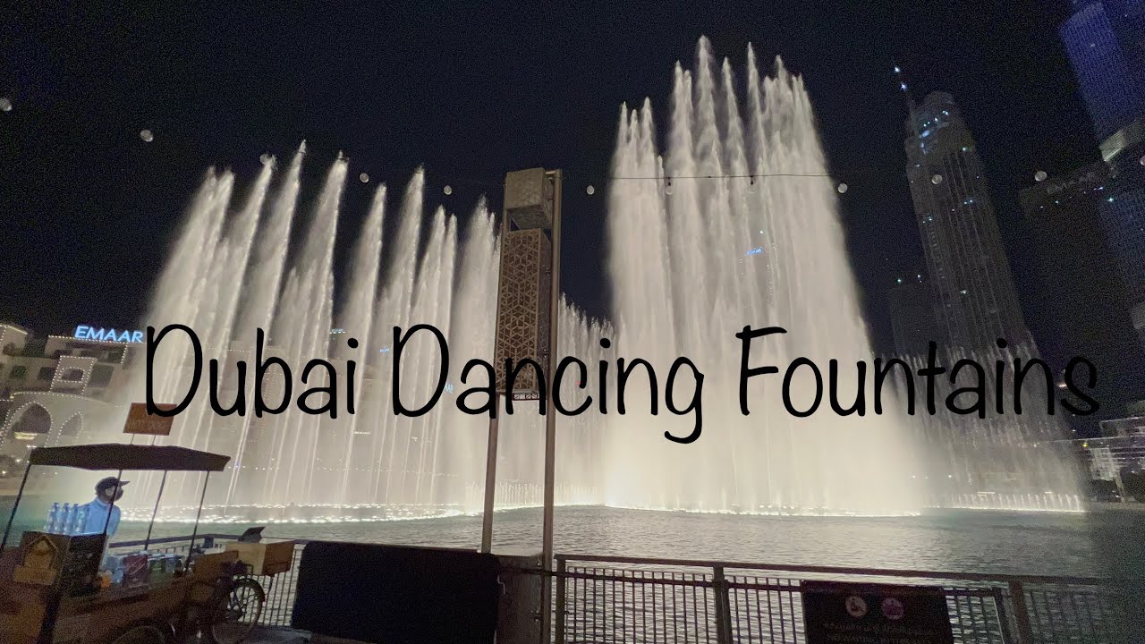 Dubai Dancing Fountains | Burj Khalifa | Dubai Mall