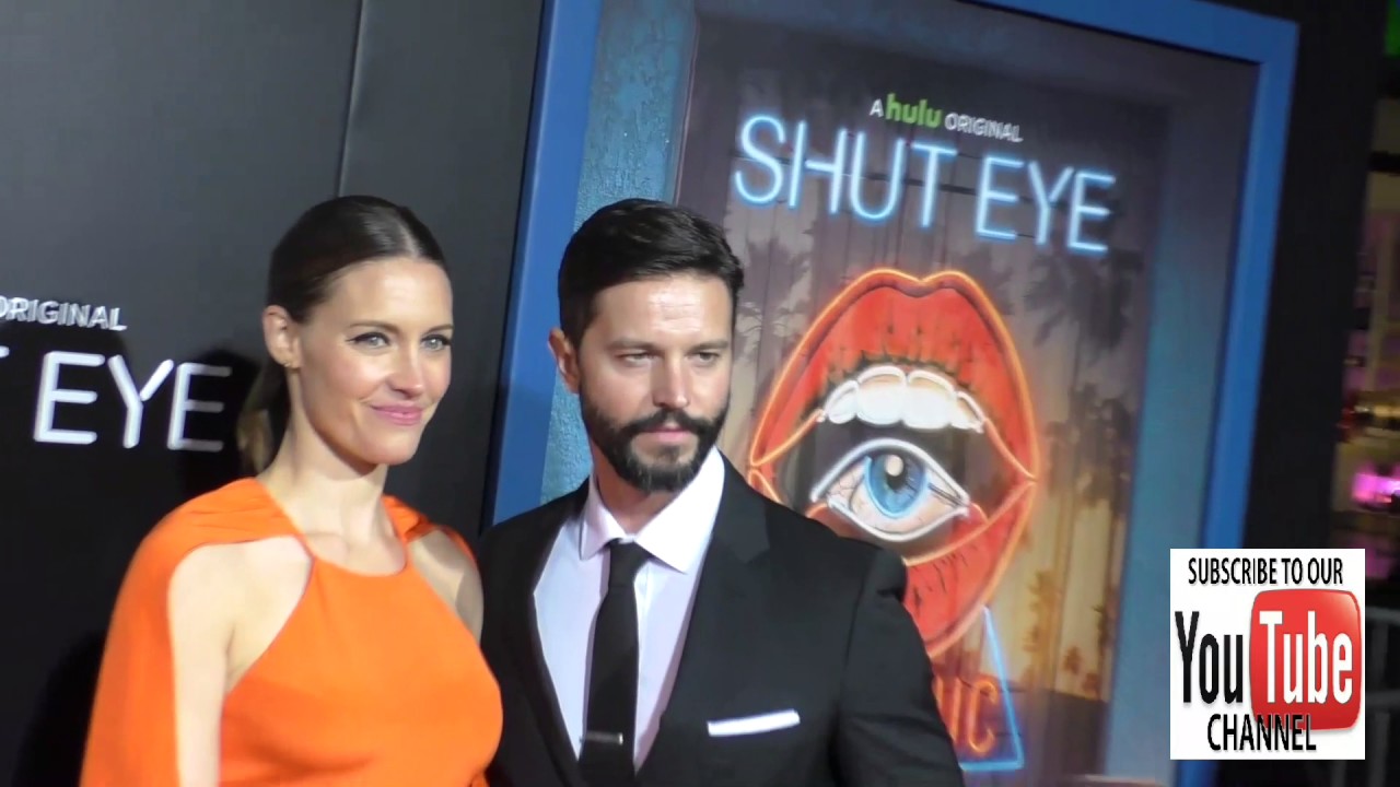 KaDee Strickland and Jason Behr at the Premiere Of Hulu's Shut Eye at ArcLight Theatre in Hollywood