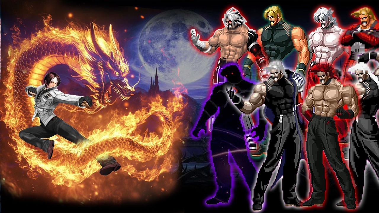[Mugen KOF] Castlevania Kusanagi Vs Ultimated Rugal Bernstein TEam