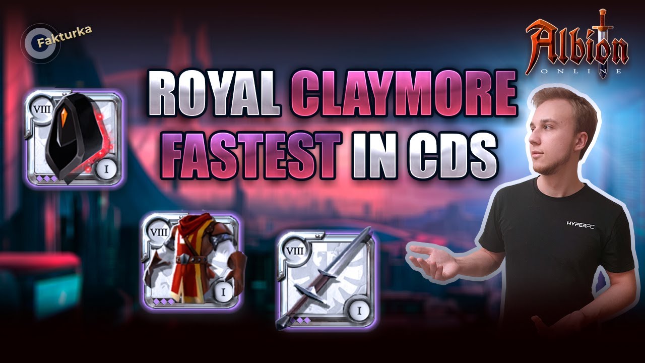 ROYAL CLAYMORE - INSANE 🦏 ofc 18M build... 🦏 Albion Online PVP