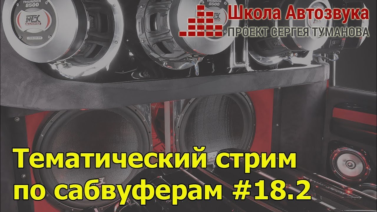 Тематический стрим по сабвуферам #18.2