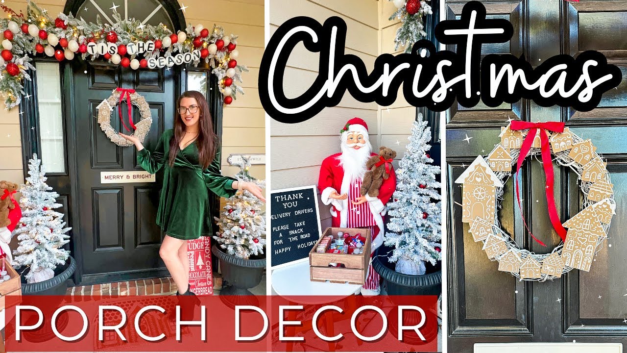 Christmas 🎄 Outdoor Decorations 2023 | DIY Porch Decorating Ideas | Taylor Swift Inspired Decor